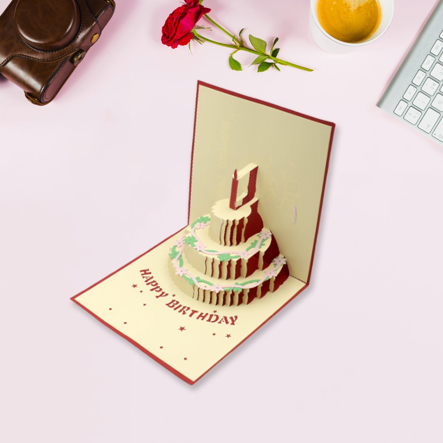 3D Paper Wish Card High Quality Paper Card All Design Card Good Wishing Card  (Birthday , Valentine , love , Christmas Card) (1Pc ) 3D Paper Wish Card High Quality Paper Card All Design Card Good Wishing Card  (Birthday , Valentine , love , Christmas Card) (1Pc )